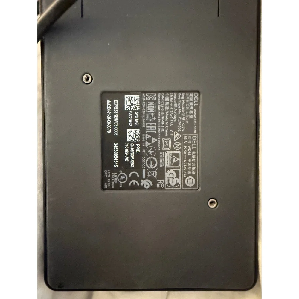 Dell USB C‎ Laptop Charger 130W AC Adapter XPS Latitude Precision OEM